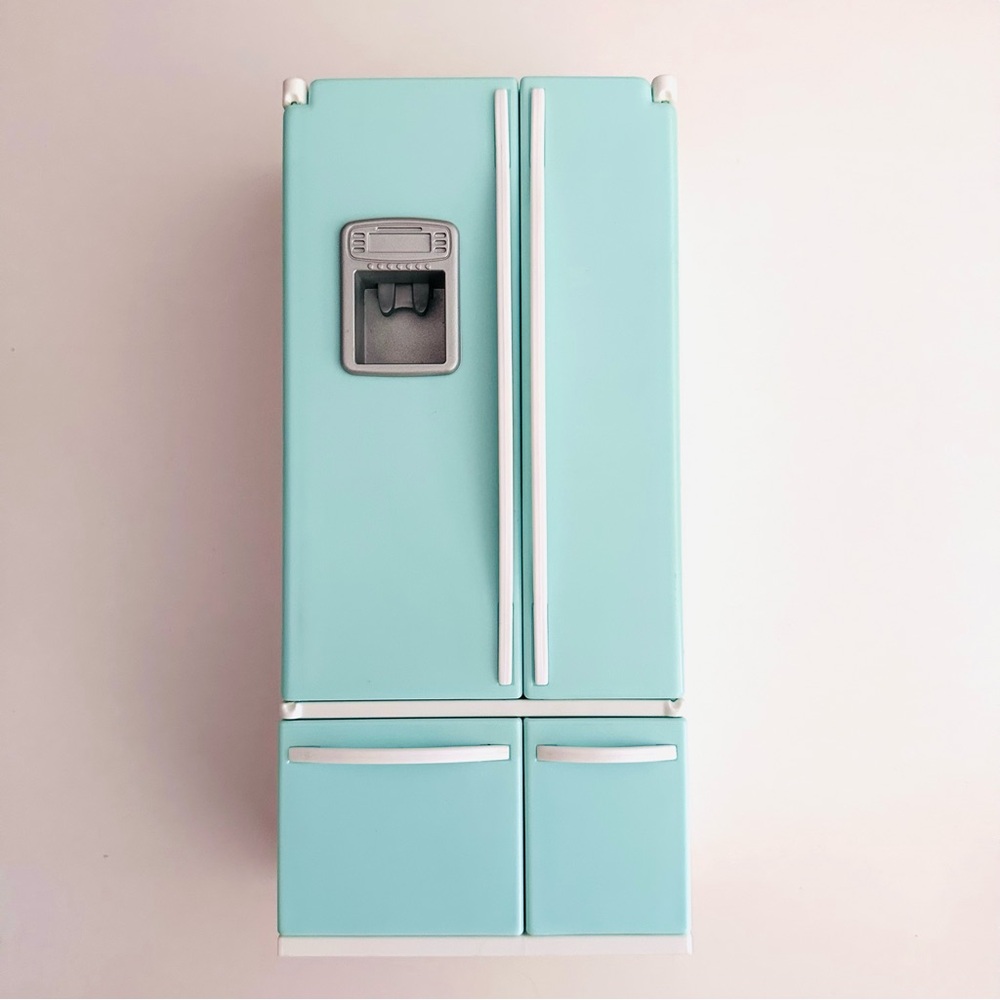 Barbie Aqua Blue Refrigerator Vintage 2005